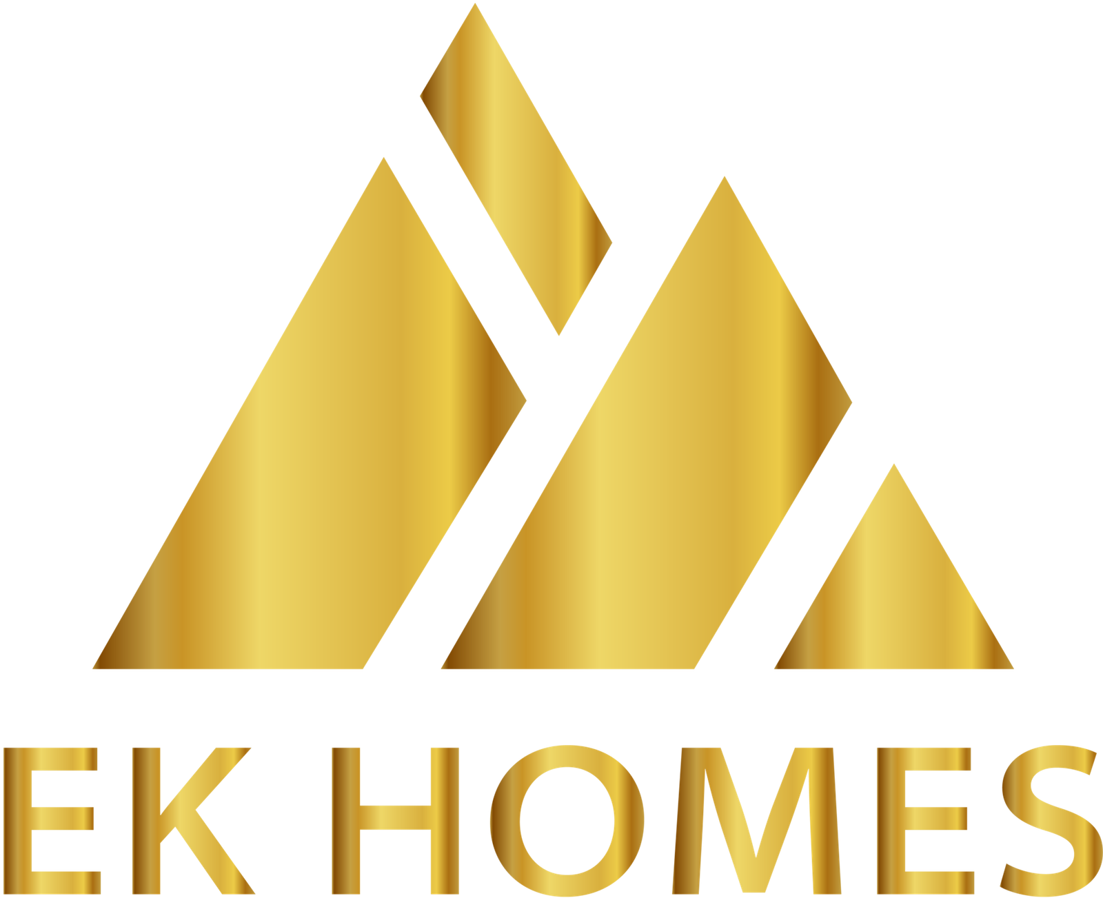 Ek Homes Logo.White
